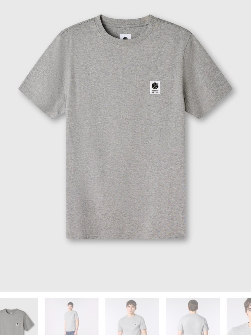 NWT MEN’S PRETTY GREEN SINCLAIR GREY TSHIRT